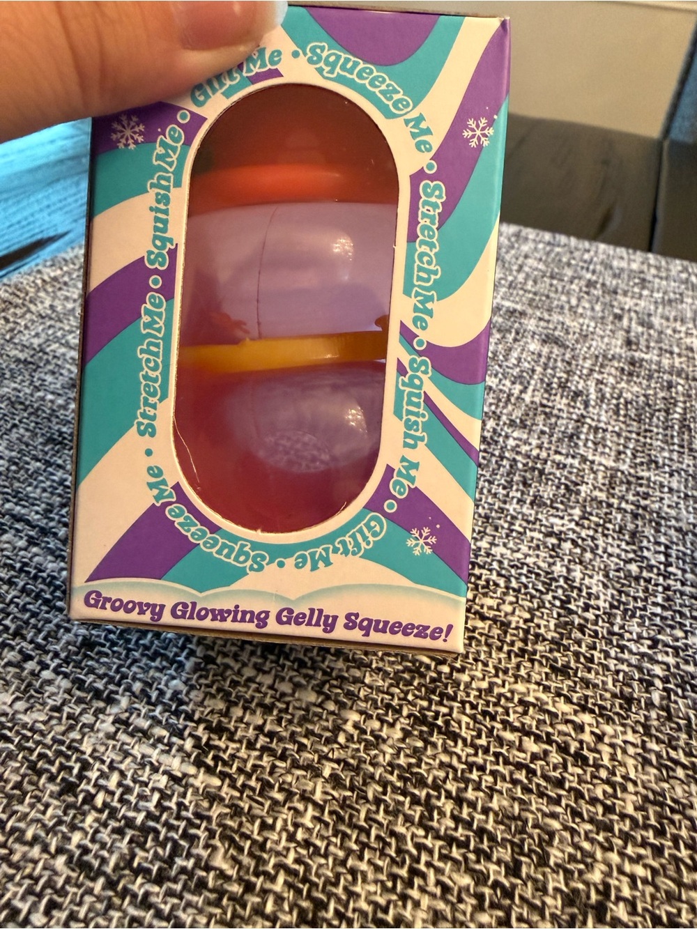 Needoh Groovy the Glowman - Pink Glowing Gelly Squeeze - Picture 2 of 3